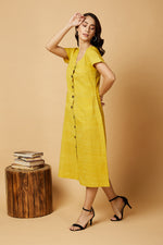 Yellow Midi Dress