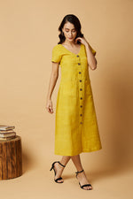 Yellow Midi Dress