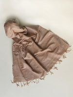 Silk scarf in brown