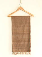 Silk scarf in brown