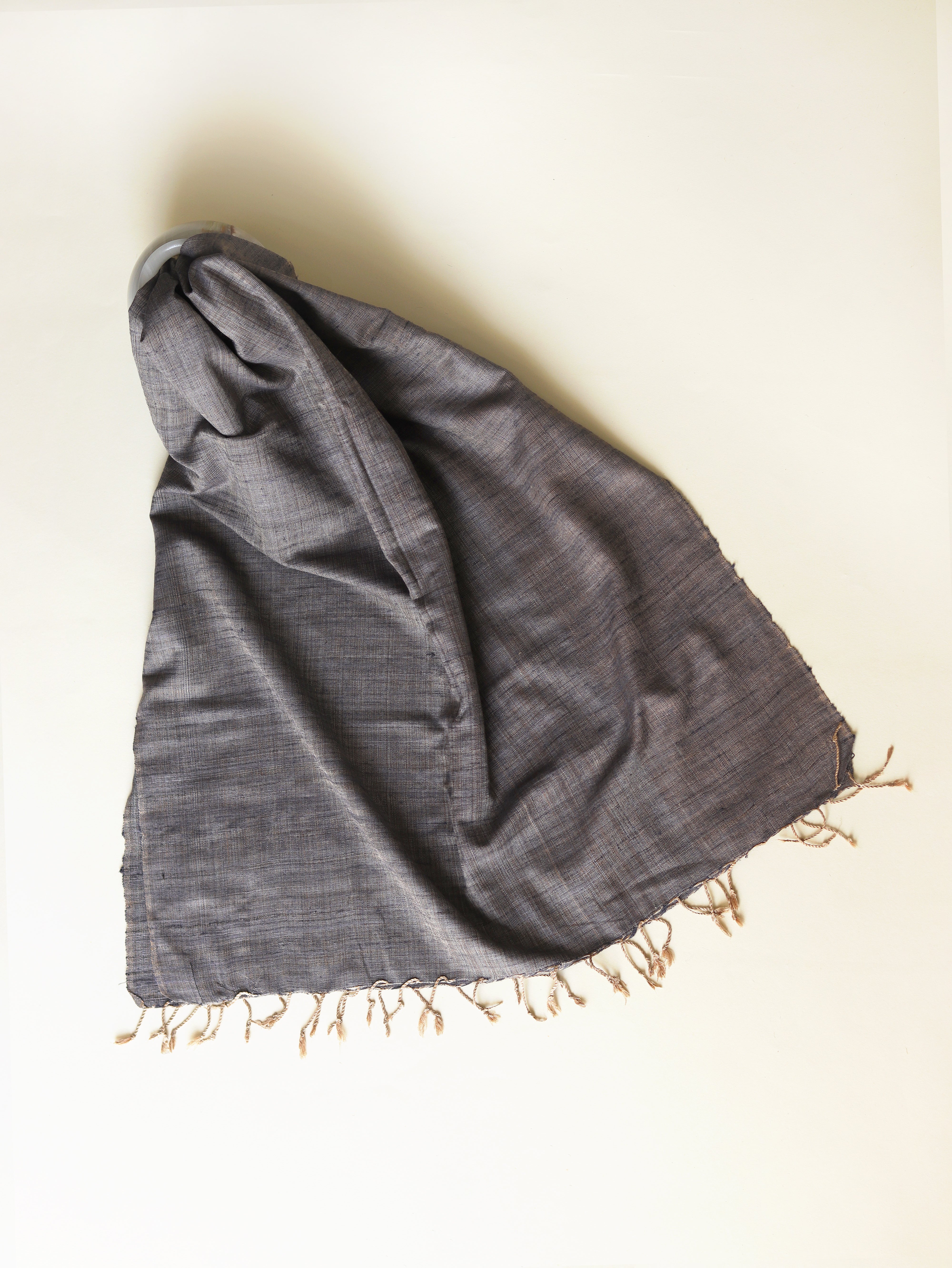 Silk Scarf in brown and grey