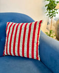 Red & green cushion cover