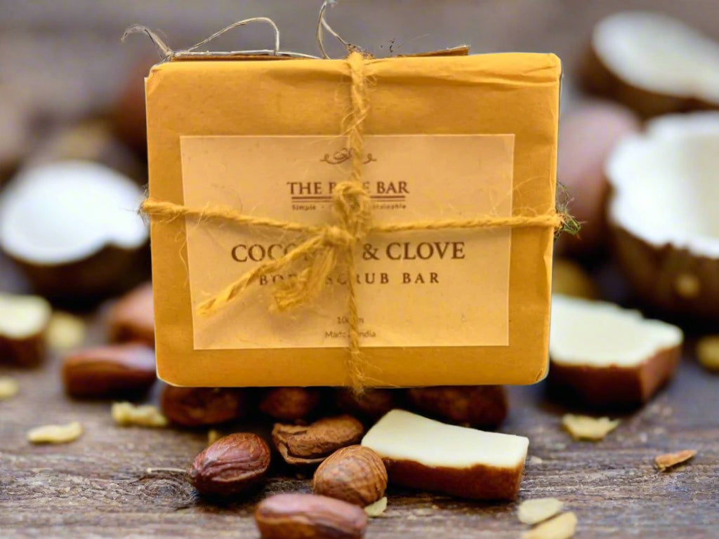 Coconut And Clove Body Scrub Bar