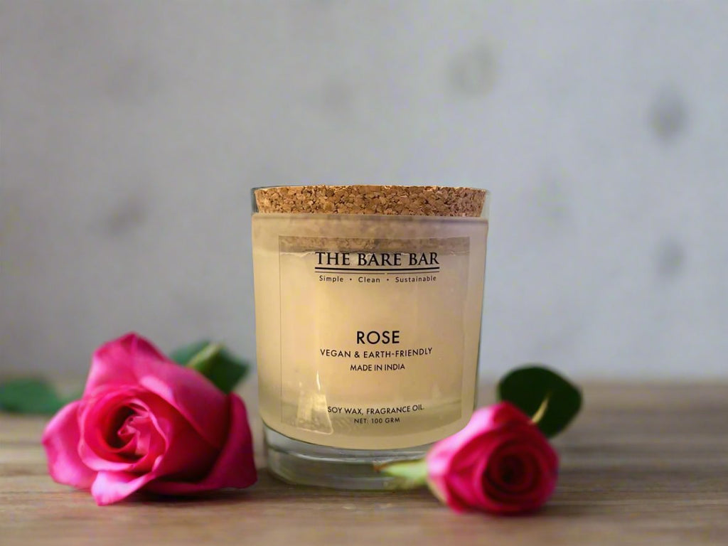 Soy Wax Candle - Rose