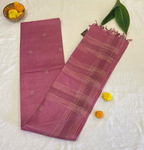 Rosie Rivierre Dobby Tasar Silk Saree