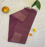 Rosy Radiance Dobby Tasar Silk Saree