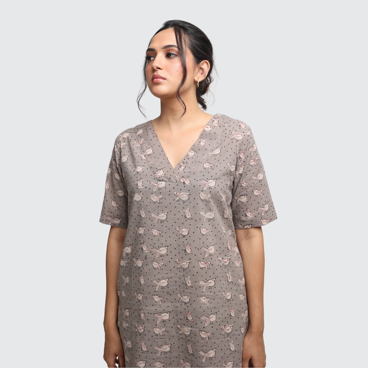 PRAGATI - V Neck Dress