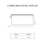 Corduroy Small Pouch