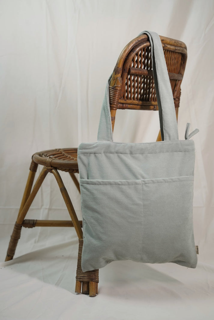 Minimalist Courduroy Day Tote