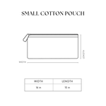 Cotton Small Travel Pouch/Organizer