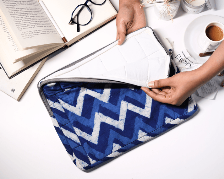 Handmade Cotton Laptop Sleeve/Laptop Cover